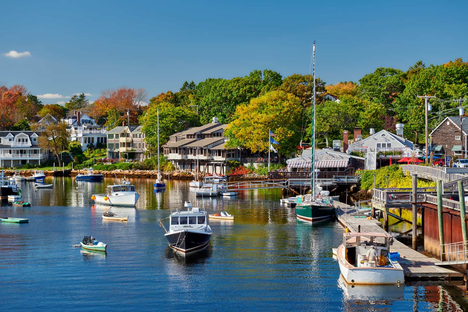 Boats in Perkins Cove