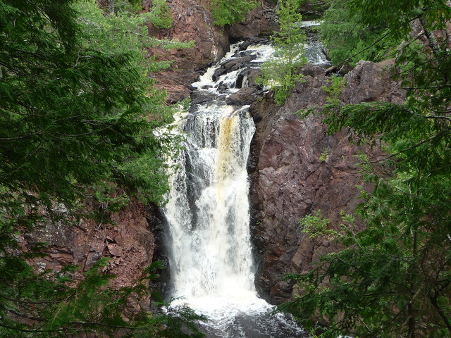 Beautiful Brownstone Falls in Wisconsin is a tourist destination that is home to a waterfall that is over 100 yards tall.
